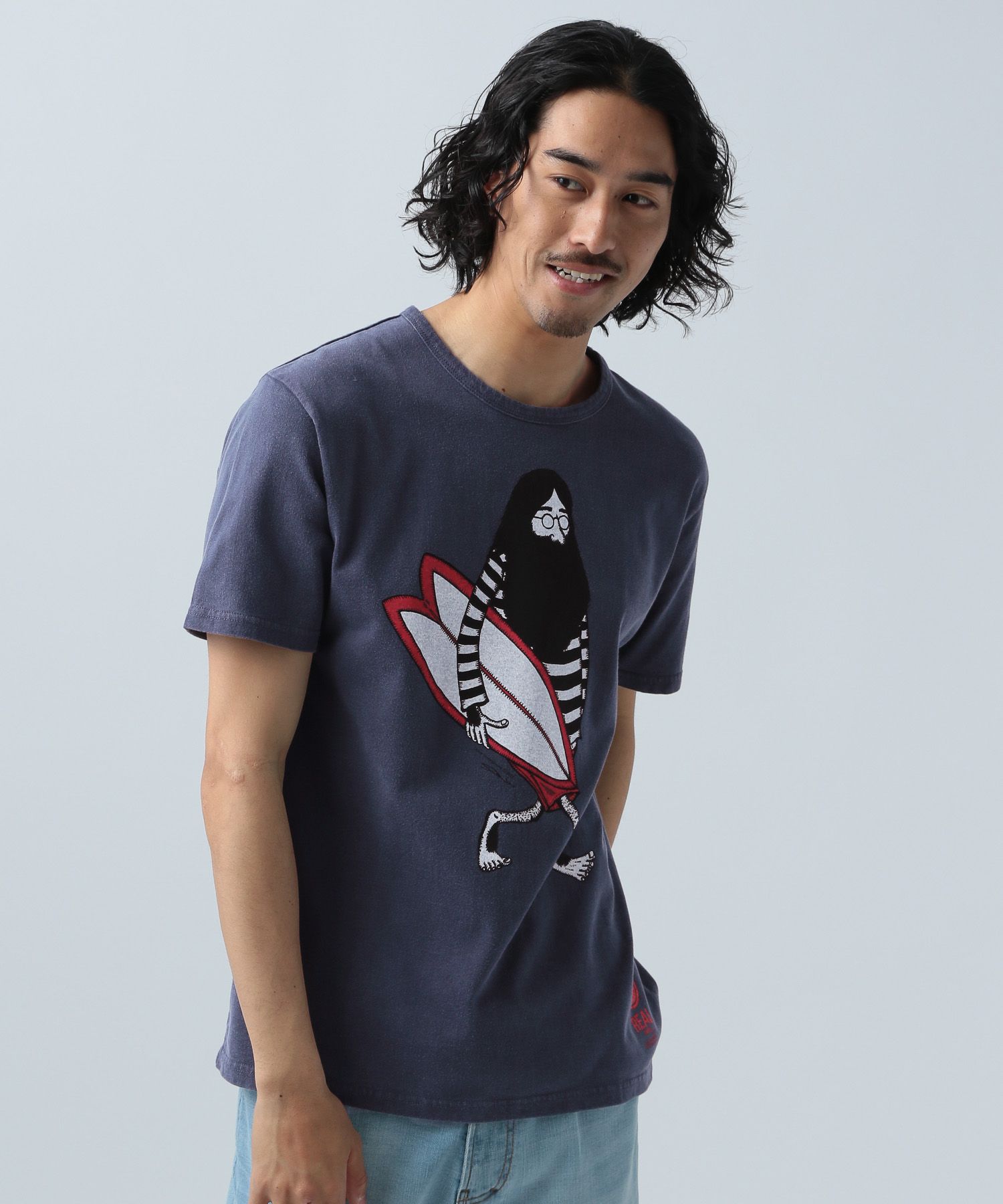 cloveru クローバル ７部袖 Tシャツ ショウさん デザインT L - Tシャツ