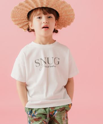 [KIDS]ダメージカコウロゴTシャツ