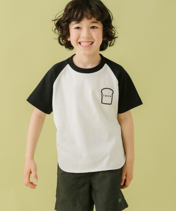 【パンのトラ×BAYFLOW】ラグランTシャツ(KIDS)(店舗限定)