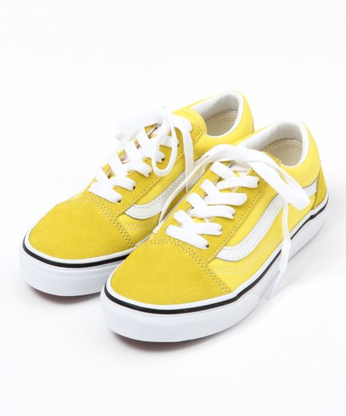 mustard yellow platform vans