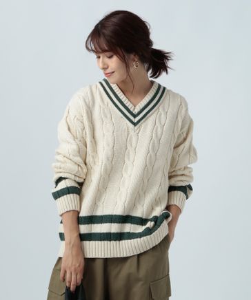 【OLDDERBY KNITWEAR （オールドダービー・ニットウェア】V