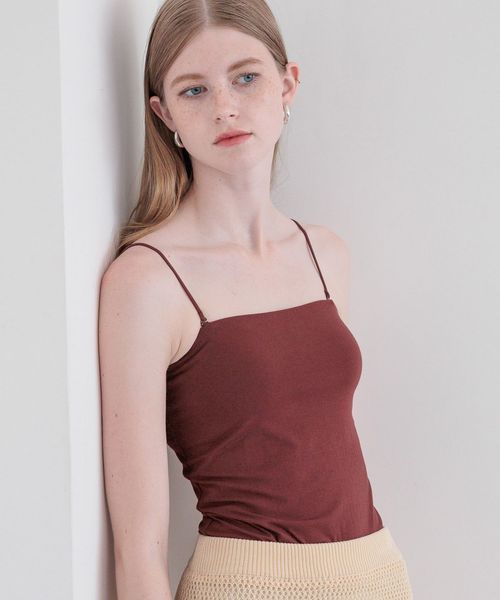 BAYFLOW 【bijorie】ベストボディブラカップ付きベアトップ/NEW BASIC 25SS ボルドー インティメイト ベイフロー 231449 and ST アンドエスティ(旧ドットエスティ) BAYFLOW 【bijorie】ベストボディブラカップ付きベアトップ/NEW BASIC 25SS ボルドー インティメイト ベイフロー 231449 and ST アンドエスティ(旧ドットエスティ)