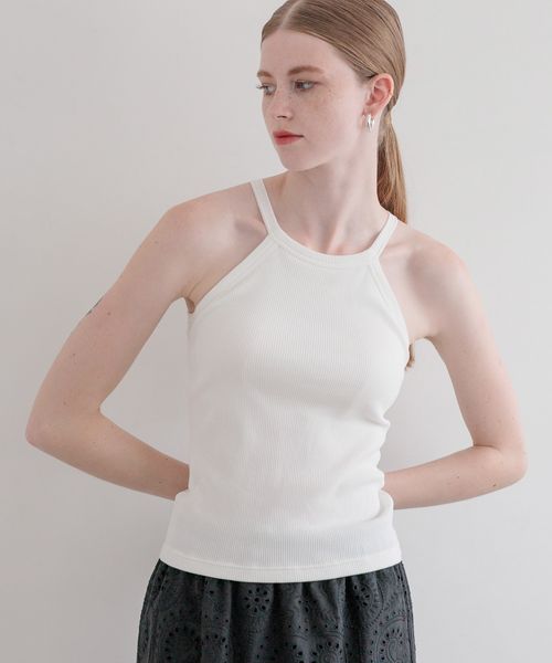 BAYFLOW 【bijorie】カップ付きホルターネックアメスリ/NEW BASIC 25SS ライトグレー M インティメイト ベイフロー 231460 and ST アンドエスティ(旧ドットエスティ) BAYFLOW 【bijorie】カップ付きホルターネックアメスリ/NEW BASIC 25SS ライトグレー M インティメイト ベイフロー 231460 and ST アンドエスティ(旧ドットエスティ)