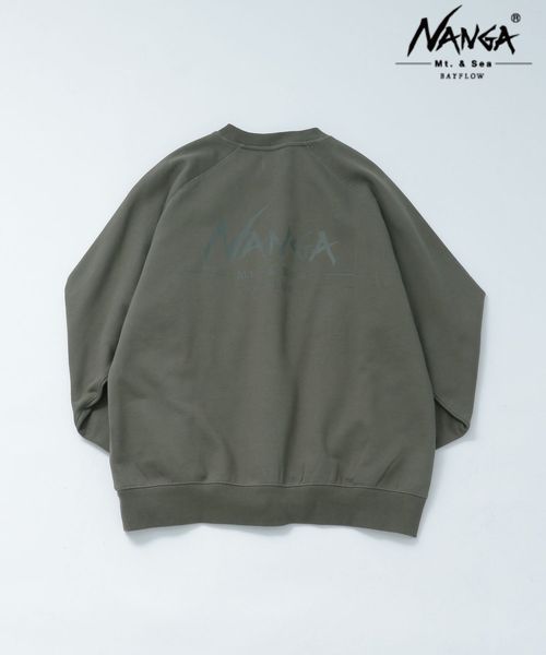 BAYFLOW 【NANGA Mt.&Sea(ナンガ)】ラグランスウェット カーキ M メンズインナー ベイフロー 233055 and ST アンドエスティ(旧ドットエスティ) BAYFLOW 【NANGA Mt.&Sea(ナンガ)】ラグランスウェット カーキ M メンズインナー ベイフロー 233055 and ST アンドエスティ(旧ドットエスティ)