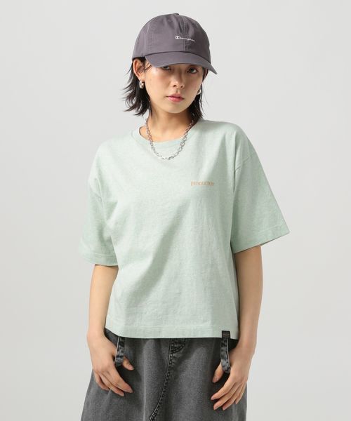 BAYFLOW 【PENDLETON(ペンドルトン)】別注バックプリントT グリーン FREE ウィメンズインナー ベイフロー 234473 and ST アンドエスティ(旧ドットエスティ) BAYFLOW 【PENDLETON(ペンドルトン)】別注バックプリントT グリーン FREE ウィメンズインナー ベイフロー 234473 and ST アンドエスティ(旧ドットエスティ)