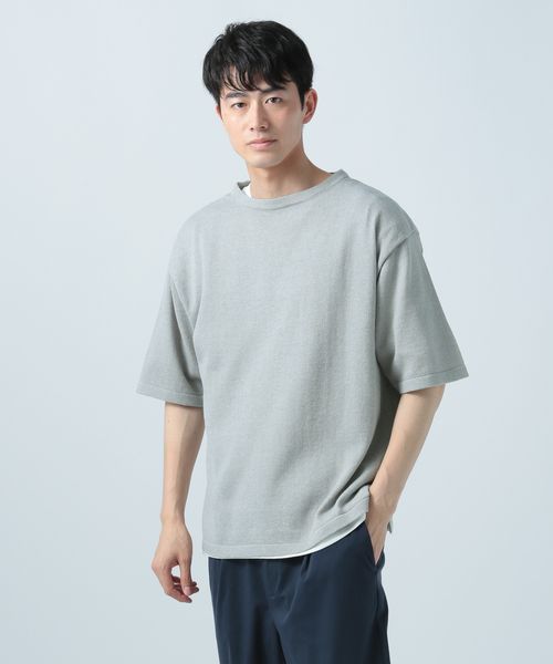 BAYFLOW ベイフロー リネンニットTシャツ 3 - ニット