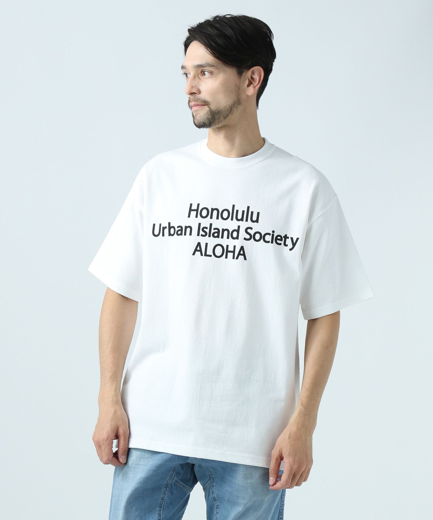 深緑(ふかみどり) URBAN ISLAND SOCIETY Tシャツ Lサイズ | tatihome.com