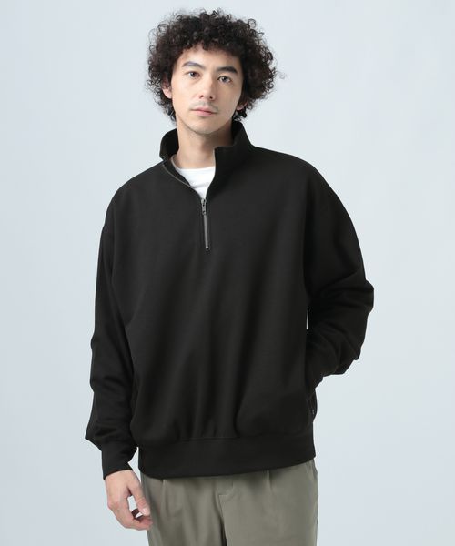 BAYFLOW スタンドジッププルオーバー シルバー M メンズインナー ベイフロー 242808 and ST アンドエスティ(旧ドットエスティ) BAYFLOW スタンドジッププルオーバー シルバー M メンズインナー ベイフロー 242808 and ST アンドエスティ(旧ドットエスティ)