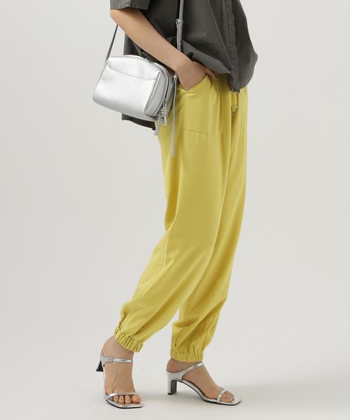 BAYFLOW [ストレッチ入り♪]RPベイカーパンツ イエロー M ウィメンズボトムス ベイフロー 243412 and ST アンドエスティ（旧ドットエスティ）