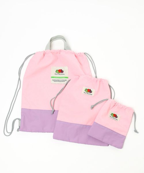 BAYFLOW 【Fruit Of The Loom】別注キンチャク3点セット(KIDS) ピンク FREE キッズ ベイフロー 250149 and ST アンドエスティ(旧ドットエスティ) BAYFLOW 【Fruit Of The Loom】別注キンチャク3点セット(KIDS) ピンク FREE キッズ ベイフロー 250149 and ST アンドエスティ(旧ドットエスティ)