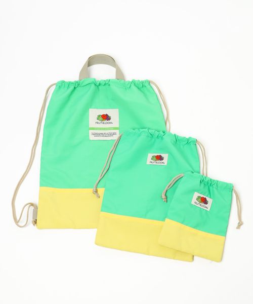 BAYFLOW 【Fruit Of The Loom】別注キンチャク3点セット(KIDS) グリーン FREE キッズ ベイフロー 250149 and ST アンドエスティ(旧ドットエスティ) BAYFLOW 【Fruit Of The Loom】別注キンチャク3点セット(KIDS) グリーン FREE キッズ ベイフロー 250149 and ST アンドエスティ(旧ドットエスティ)