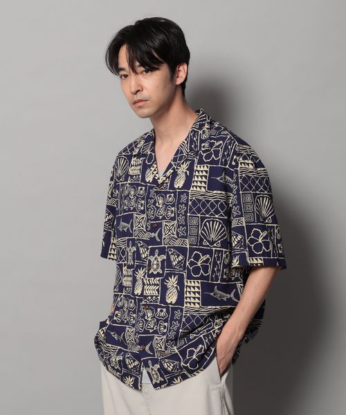 BAYFLOW 【TWO PALMS/トゥーパームス】MARLIN 半袖シャツ ネイビー L メンズインナー ベイフロー 252441 and ST アンドエスティ(旧ドットエスティ) BAYFLOW 【TWO PALMS/トゥーパームス】MARLIN 半袖シャツ ネイビー L メンズインナー ベイフロー 252441 and ST アンドエスティ(旧ドットエスティ)