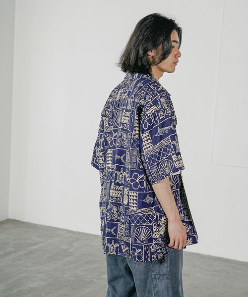 BAYFLOW 【TWO PALMS/トゥーパームス】MARLIN 半袖シャツ ネイビー L メンズインナー ベイフロー 252441 and ST アンドエスティ(旧ドットエスティ) BAYFLOW 【TWO PALMS/トゥーパームス】MARLIN 半袖シャツ ネイビー L メンズインナー ベイフロー 252441 and ST アンドエスティ(旧ドットエスティ)