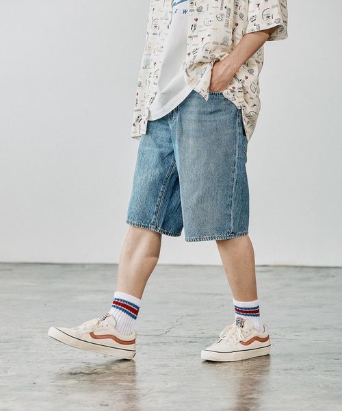 BAYFLOW 【Levi's(リーバイス)】478 バギーショートパンツ ブルー L メンズボトムス ベイフロー 252448 and ST アンドエスティ(旧ドットエスティ) BAYFLOW 【Levi's(リーバイス)】478 バギーショートパンツ ブルー L メンズボトムス ベイフロー 252448 and ST アンドエスティ(旧ドットエスティ)