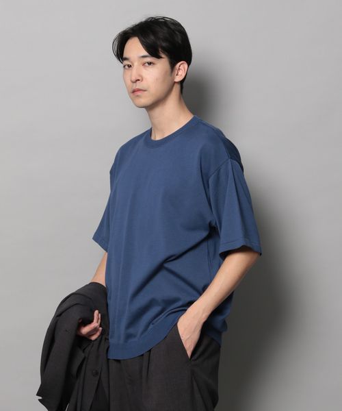 BAYFLOW JAPAN MADE ニットT ライトブルー M メンズインナー ベイフロー 252712 and ST アンドエスティ(旧ドットエスティ) BAYFLOW JAPAN MADE ニットT ライトブルー M メンズインナー ベイフロー 252712 and ST アンドエスティ(旧ドットエスティ)