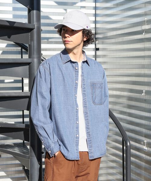BAYFLOW ヴィンテージライクアソートシャツ ブルー L メンズインナー ベイフロー 253347 and ST アンドエスティ(旧ドットエスティ) BAYFLOW ヴィンテージライクアソートシャツ ブルー L メンズインナー ベイフロー 253347 and ST アンドエスティ(旧ドットエスティ)