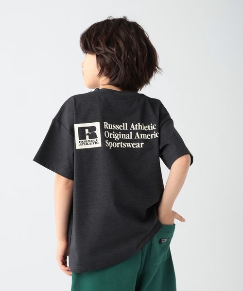 BAYFLOW 【RUSSELL ATHLETIC】別注ドライパワーTシャツ(KIDS) チャコールグレー キッズ ベイフロー 254204 and ST アンドエスティ(旧ドットエスティ) BAYFLOW 【RUSSELL ATHLETIC】別注ドライパワーTシャツ(KIDS) チャコールグレー キッズ ベイフロー 254204 and ST アンドエスティ(旧ドットエスティ)