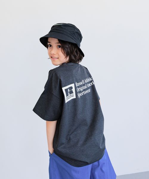 BAYFLOW 【RUSSELL ATHLETIC】別注ドライパワーTシャツ(KIDS) ネイビー キッズ ベイフロー 254204 and ST アンドエスティ(旧ドットエスティ) BAYFLOW 【RUSSELL ATHLETIC】別注ドライパワーTシャツ(KIDS) ネイビー キッズ ベイフロー 254204 and ST アンドエスティ(旧ドットエスティ)