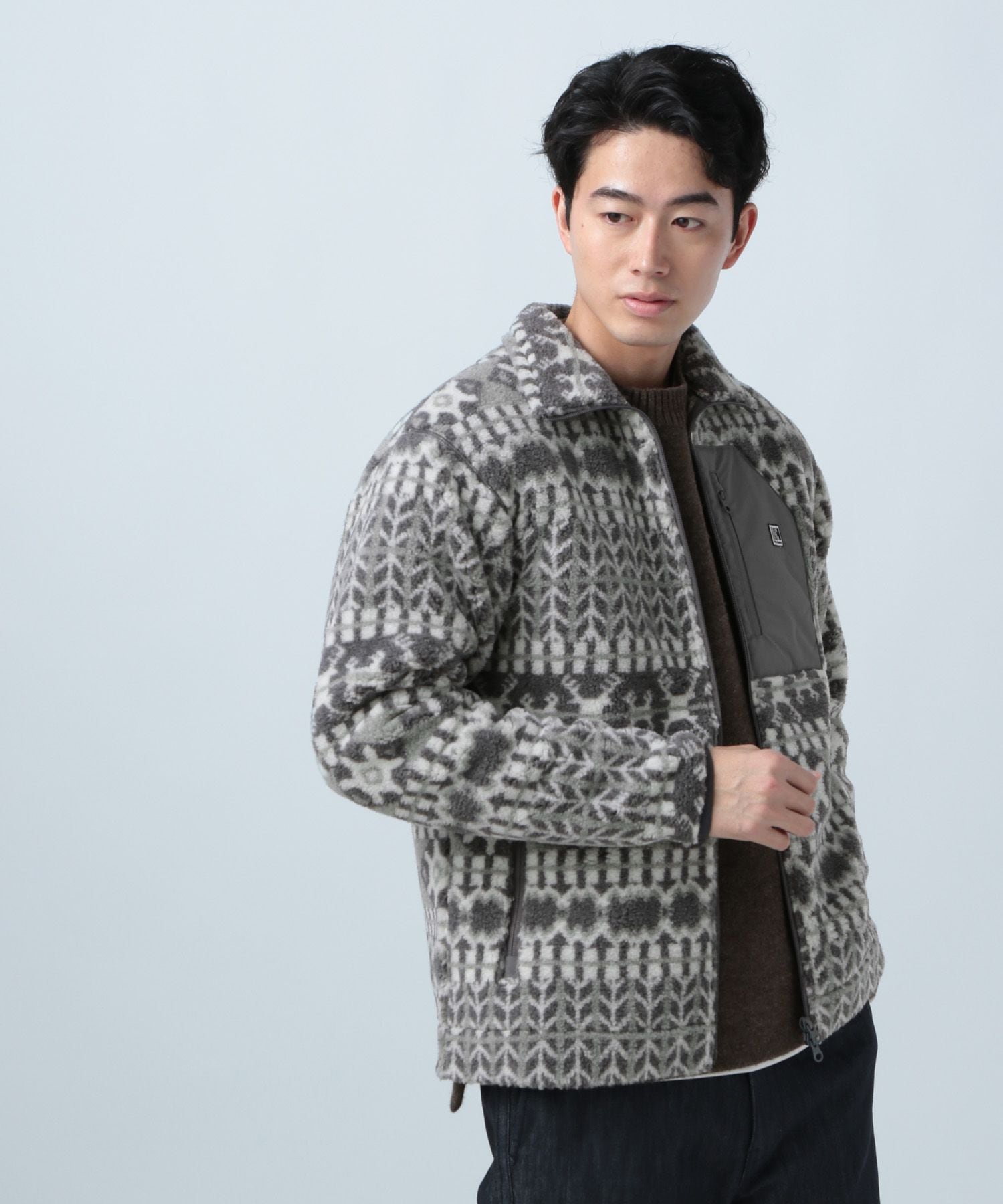 【HELLY HANSEN（ヘリーハンセン)】ファイバーパイルジャカードジャケット M(3)