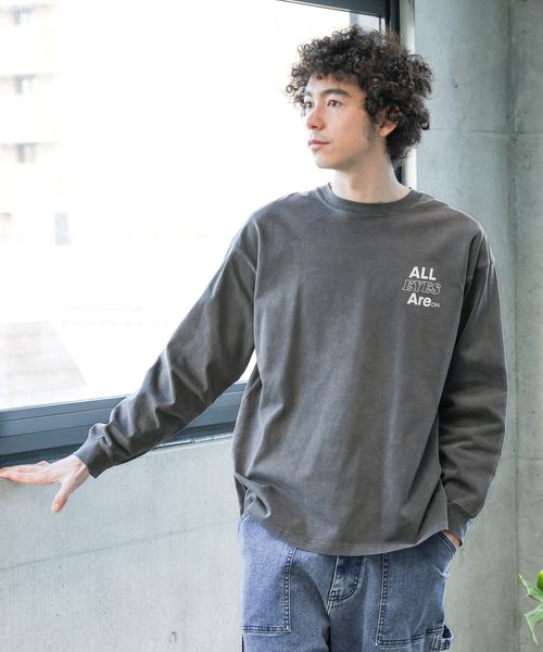 BAYFLOW SNOWプリント長袖Tシャツ チャコールグレー L メンズインナー ベイフロー 282716 and ST アンドエスティ(旧ドットエスティ) BAYFLOW SNOWプリント長袖Tシャツ チャコールグレー L メンズインナー ベイフロー 282716 and ST アンドエスティ(旧ドットエスティ)