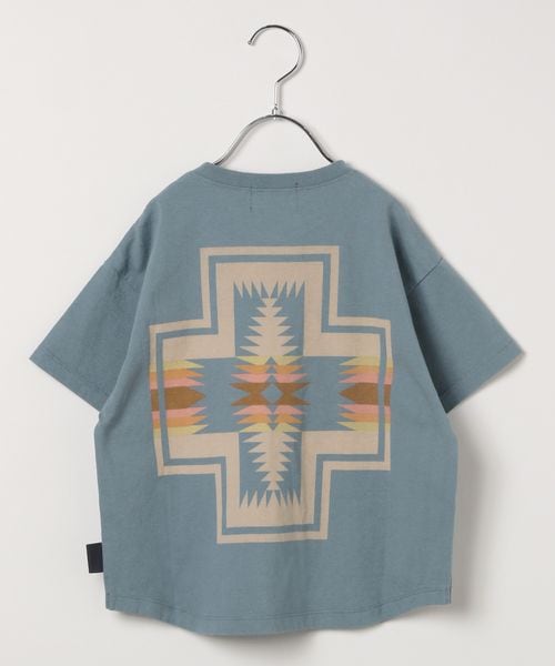 BAYFLOW 【PENDLETON(ペンドルトン)】別注バックプリントTシャツ25SS(KIDS) ライトブルー キッズ ベイフロー 282965 and ST アンドエスティ(旧ドットエスティ) BAYFLOW 【PENDLETON(ペンドルトン)】別注バックプリントTシャツ25SS(KIDS) ライトブルー キッズ ベイフロー 282965 and ST アンドエスティ(旧ドットエスティ)
