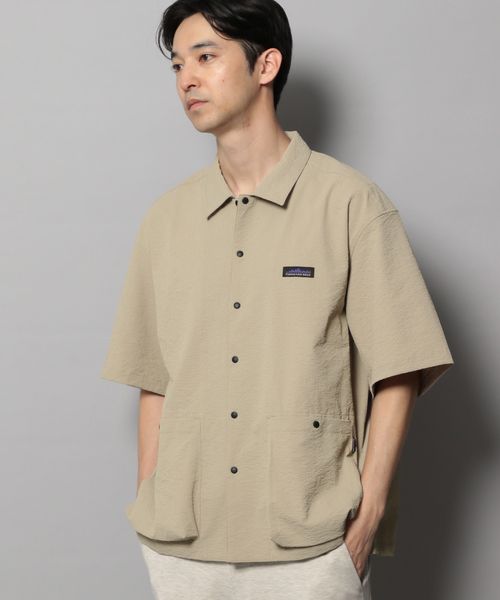 BAYFLOW 【THOUSAND MILE(サウザンドマイル)】別注半袖シャツ【吸水速乾・UVカット】 ブラウン L メンズインナー ベイフロー 283842 and ST アンドエスティ(旧ドットエスティ) BAYFLOW 【THOUSAND MILE(サウザンドマイル)】別注半袖シャツ【吸水速乾・UVカット】 ブラウン L メンズインナー ベイフロー 283842 and ST アンドエスティ(旧ドットエスティ)