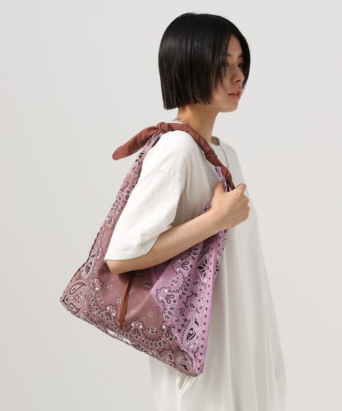 BAYFLOW 【CONTROL FREAK(コントロールフリーク)】バンダナトートバッグ ピンク FREE ウィメンズグッズ ベイフロー 283919 and ST アンドエスティ(旧ドットエスティ) BAYFLOW 【CONTROL FREAK(コントロールフリーク)】バンダナトートバッグ ピンク FREE ウィメンズグッズ ベイフロー 283919 and ST アンドエスティ(旧ドットエスティ)