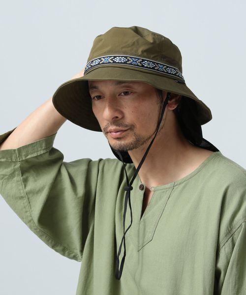 BAYFLOW 【UVケア・接触冷感・吸水速乾・撥水】アドベンチャーテープハット カーキ FREE メンズグッズ ベイフロー 284140 and ST アンドエスティ(旧ドットエスティ) BAYFLOW 【UVケア・接触冷感・吸水速乾・撥水】アドベンチャーテープハット カーキ FREE メンズグッズ ベイフロー 284140 and ST アンドエスティ(旧ドットエスティ)
