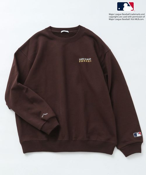 BAYFLOW 【MLB(メジャーリーグベースボール)】チームロゴスウェット ライトベージュ M メンズインナー ベイフロー 284357 and ST アンドエスティ(旧ドットエスティ) BAYFLOW 【MLB(メジャーリーグベースボール)】チームロゴスウェット ライトベージュ M メンズインナー ベイフロー 284357 and ST アンドエスティ(旧ドットエスティ)