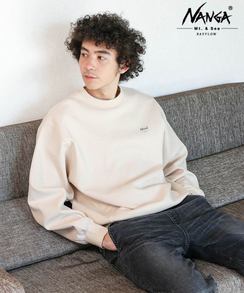BAYFLOW 【NANGA Mt.&Sea(ナンガ)】別注クルースウェット ライトベージュ L メンズインナー ベイフロー 288584 and ST アンドエスティ(旧ドットエスティ) BAYFLOW 【NANGA Mt.&Sea(ナンガ)】別注クルースウェット ライトベージュ L メンズインナー ベイフロー 288584 and ST アンドエスティ(旧ドットエスティ)