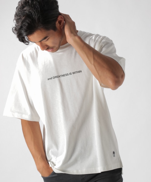 ややあり光沢感【JOHN MASON SMITH】 別注フォトT S/S Tee(スカーフ