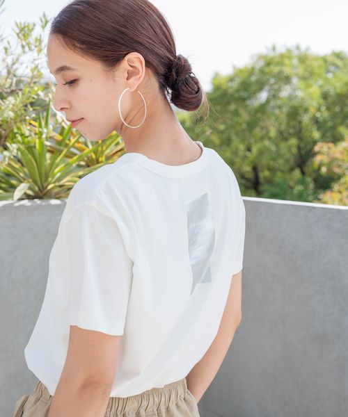 BAYFLOW 【HEREIAM】バックタグプリントT ライトグレー FREE アクティブ ベイフロー 290297 and ST アンドエスティ(旧ドットエスティ) BAYFLOW 【HEREIAM】バックタグプリントT ライトグレー FREE アクティブ ベイフロー 290297 and ST アンドエスティ(旧ドットエスティ)