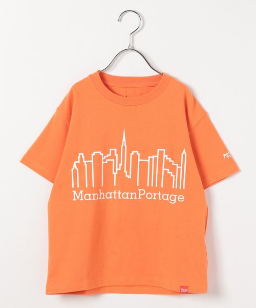 BAYFLOW 【Manhattan Portage(マンハッタンポーテージ)】別注スカイラインロゴT(KIDS) オレンジ キッズ ベイフロー 290514 and ST アンドエスティ(旧ドットエスティ) BAYFLOW 【Manhattan Portage(マンハッタンポーテージ)】別注スカイラインロゴT(KIDS) オレンジ キッズ ベイフロー 290514 and ST アンドエスティ(旧ドットエスティ)
