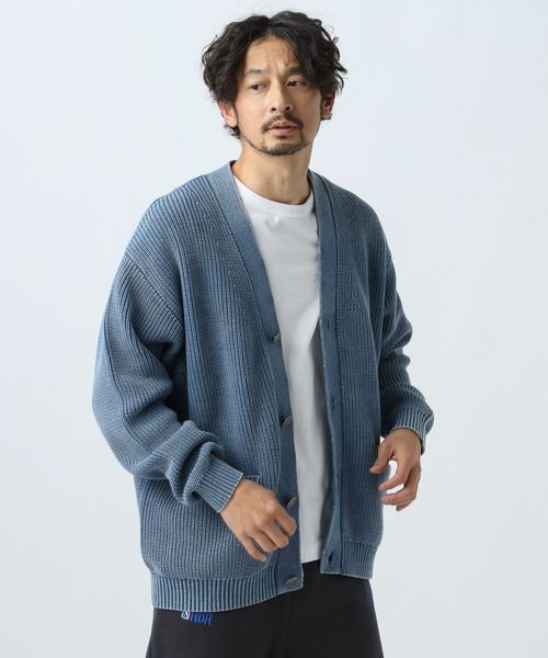 BAYFLOW フェードニットカーディガン ライトブルー L メンズインナー ベイフロー 290683 and ST アンドエスティ(旧ドットエスティ) BAYFLOW フェードニットカーディガン ライトブルー L メンズインナー ベイフロー 290683 and ST アンドエスティ(旧ドットエスティ)