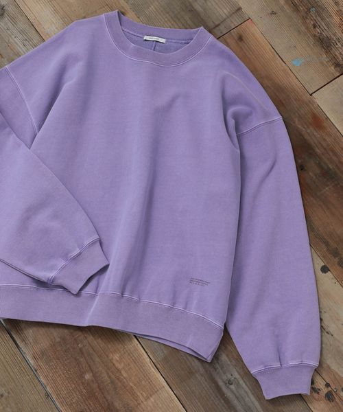BAYFLOW LIVELY ピグメントプルオーバー パープル L メンズインナー ベイフロー 291197 and ST アンドエスティ(旧ドットエスティ) BAYFLOW LIVELY ピグメントプルオーバー パープル L メンズインナー ベイフロー 291197 and ST アンドエスティ(旧ドットエスティ)