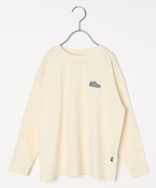 BAYFLOW 【new balance(ニューバランス)】シューパッチロングスリーブT(KIDS) ライトグレー キッズ ベイフロー 291976 and ST アンドエスティ(旧ドットエスティ) BAYFLOW 【new balance(ニューバランス)】シューパッチロングスリーブT(KIDS) ライトグレー キッズ ベイフロー 291976 and ST アンドエスティ(旧ドットエスティ)