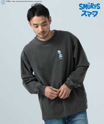 THE SMURFS/スマーフ】プリント長袖Tシャツ | [公式]ベイフロー