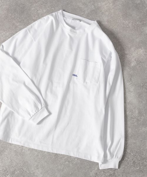 BAYFLOW ワンポイント刺繍長袖Tシャツ ライトグレー M メンズインナー ベイフロー 292391 and ST アンドエスティ(旧ドットエスティ) BAYFLOW ワンポイント刺繍長袖Tシャツ ライトグレー M メンズインナー ベイフロー 292391 and ST アンドエスティ(旧ドットエスティ)