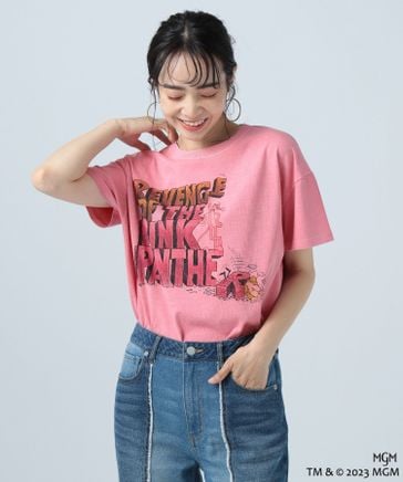 【PINK PANTHER(ピンクパンサー)×BAYFLOW】プリントTシャツ