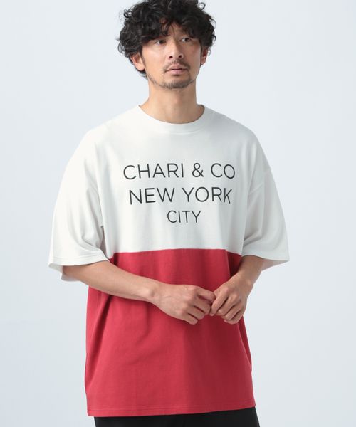 CHARI&CO SAFE RIDE for BAYFLOW】バイカラーＴシャツ | [公式