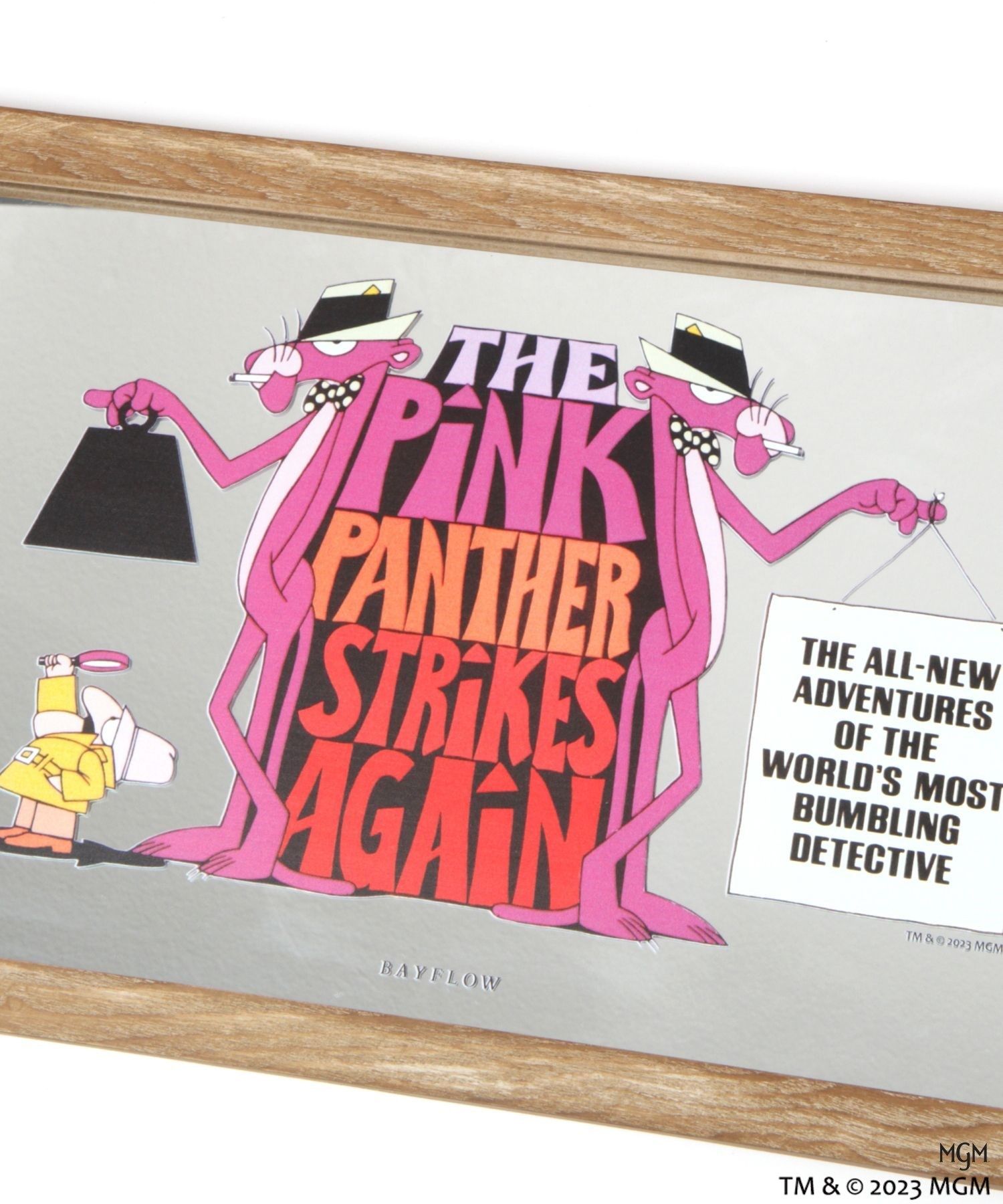 ポスター 「PINK PANTHER(ピンクパンサー)×BAYFLOW」アートフレームA4