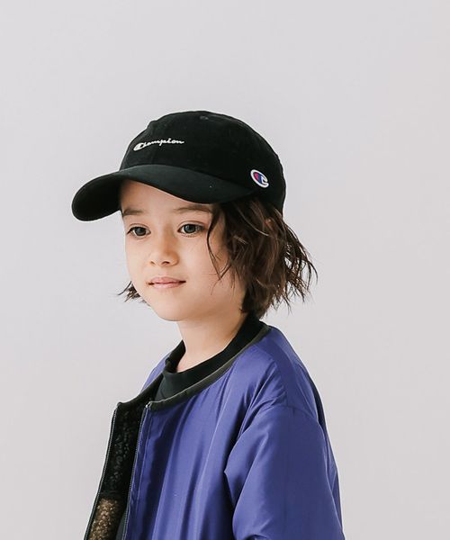 Champion コーデュロイキャップ 53~55cm キッズ - 帽子