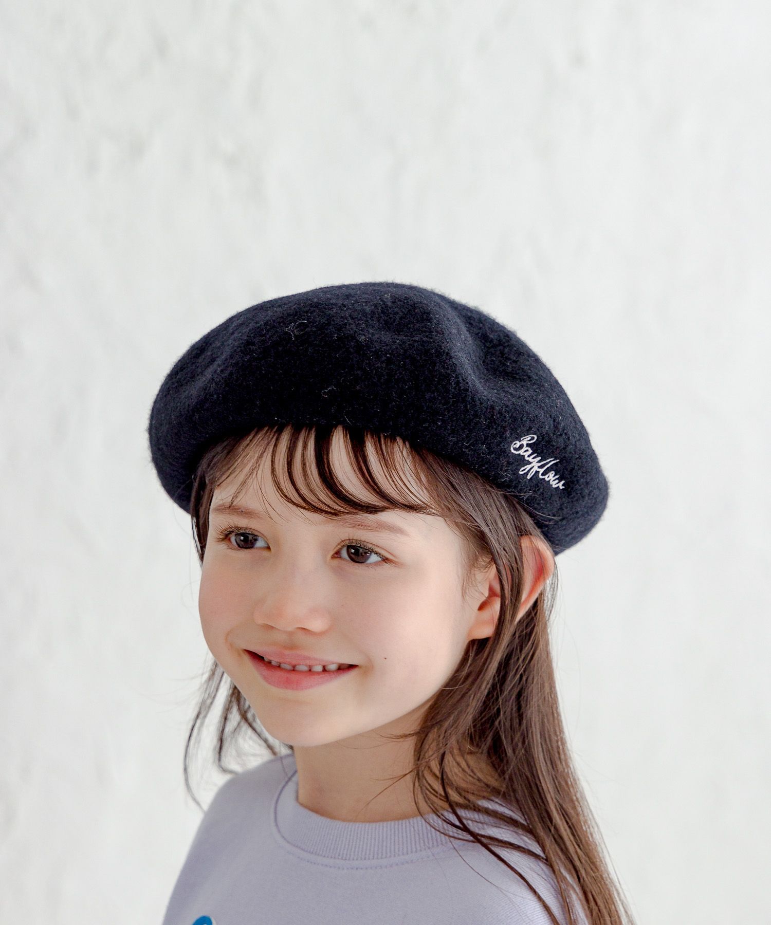 新品タグ付きつ☆ウールグレーベレー帽 - 帽子