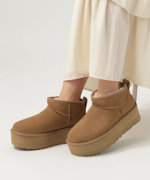 BAYFLOW 【UGG(アグ)】CUM PLATFORM ブラウン M ウィメンズグッズ ベイフロー 318509 and ST アンドエスティ(旧ドットエスティ) BAYFLOW 【UGG(アグ)】CUM PLATFORM ブラウン M ウィメンズグッズ ベイフロー 318509 and ST アンドエスティ(旧ドットエスティ)