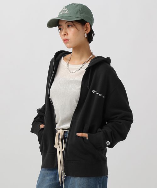 BAYFLOW 【Champion(チャンピオン)】別注刺繍スウェットパーカー シルバー FREE ウィメンズインナー ベイフロー 318760 and ST アンドエスティ(旧ドットエスティ) BAYFLOW 【Champion(チャンピオン)】別注刺繍スウェットパーカー シルバー FREE ウィメンズインナー ベイフロー 318760 and ST アンドエスティ(旧ドットエスティ)