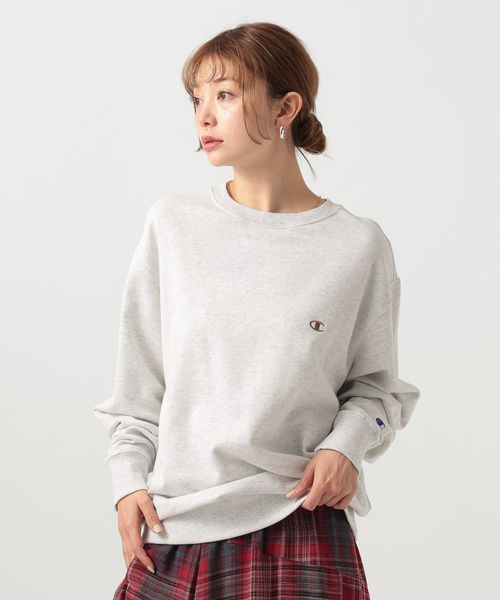 BAYFLOW 【Champion(チャンピオン)】別注刺繍ロングスリーブスウェット(裏毛) ライトベージュ FREE ウィメンズインナー ベイフロー 318766 and ST アンドエスティ(旧ドットエスティ) BAYFLOW 【Champion(チャンピオン)】別注刺繍ロングスリーブスウェット(裏毛) ライトベージュ FREE ウィメンズインナー ベイフロー 318766 and ST アンドエスティ(旧ドットエスティ)