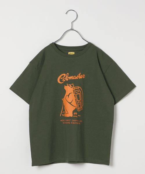BAYFLOW 【COBMASTER(コブマスター)】プリントTシャツ(KIDS) カーキ キッズ ベイフロー 319442 and ST アンドエスティ(旧ドットエスティ) BAYFLOW 【COBMASTER(コブマスター)】プリントTシャツ(KIDS) カーキ キッズ ベイフロー 319442 and ST アンドエスティ(旧ドットエスティ)