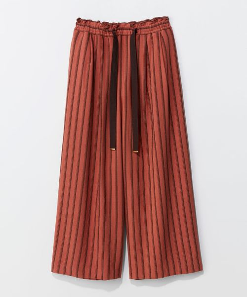 BAYFLOW 【AMERICAN RAG CIE】ストライプパンツ(WOMEN) オレンジ FREE スペシャルライン ベイフロー 324804 and ST アンドエスティ(旧ドットエスティ) BAYFLOW 【AMERICAN RAG CIE】ストライプパンツ(WOMEN) オレンジ FREE スペシャルライン ベイフロー 324804 and ST アンドエスティ(旧ドットエスティ)