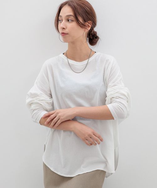 BAYFLOW 【HEREIAM】ハイツイストルーズプルオーバー ライトグレー FREE アクティブ ベイフロー 326314 and ST アンドエスティ(旧ドットエスティ) BAYFLOW 【HEREIAM】ハイツイストルーズプルオーバー ライトグレー FREE アクティブ ベイフロー 326314 and ST アンドエスティ(旧ドットエスティ)