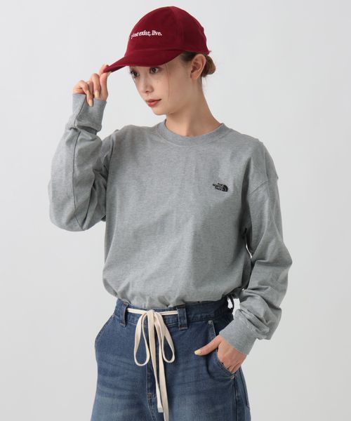 BAYFLOW 【THE NORTH FACE(ザ・ノース・フェイス)】コットンロゴ長袖Tシャツ グレー FREE ウィメンズインナー ベイフロー 326411 and ST アンドエスティ(旧ドットエスティ) BAYFLOW 【THE NORTH FACE(ザ・ノース・フェイス)】コットンロゴ長袖Tシャツ グレー FREE ウィメンズインナー ベイフロー 326411 and ST アンドエスティ(旧ドットエスティ)